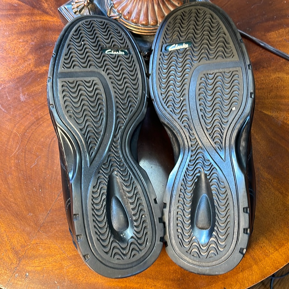 Clark’s Men Loafers 👞 size  10 1/2  M Black - Picture 7 of 10